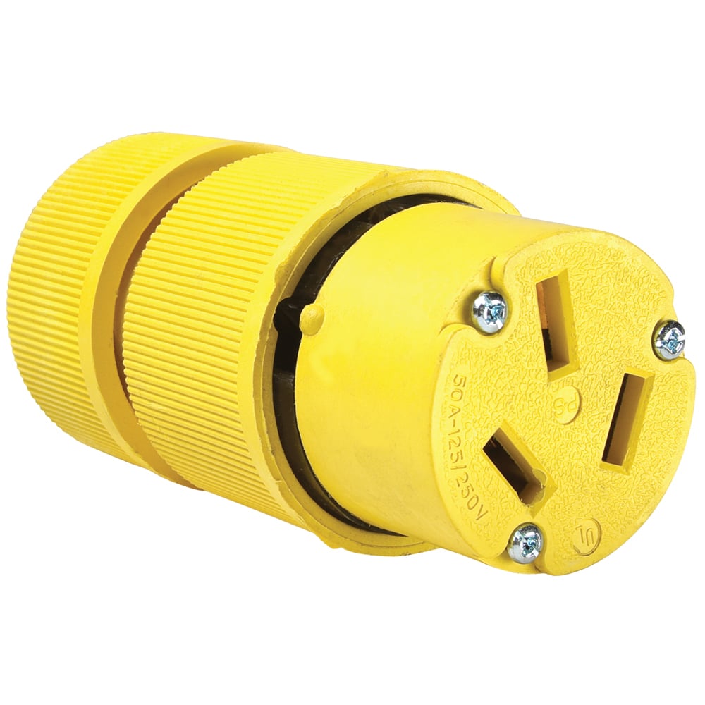 1053 Gator Grip Connector, Yellow