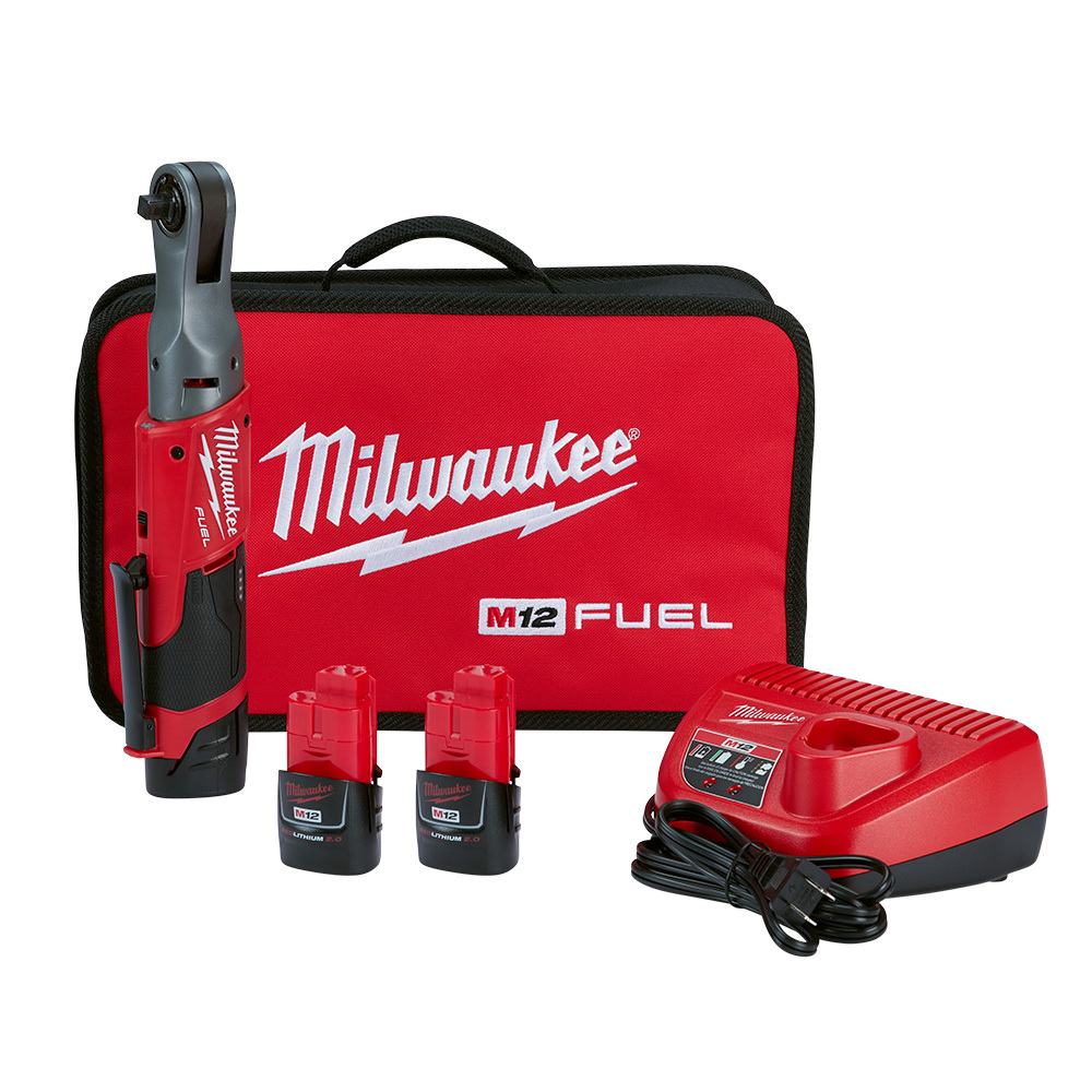 M12 FUEL 3/8 in. Ratchet 2 Battery Kit