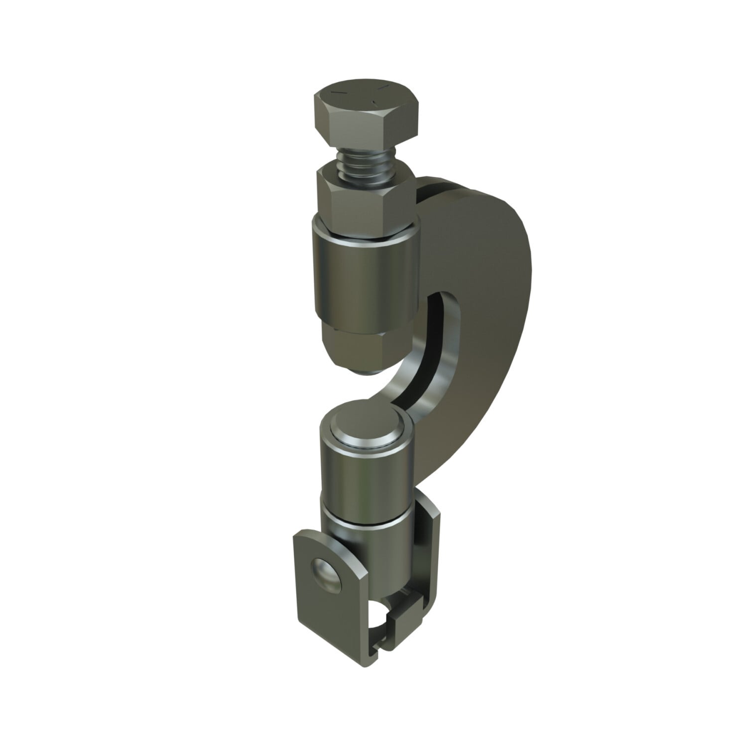 UNISTRUT BEAM CLAMP, 3/8"x 2-1/4"x 2-1/16", EG