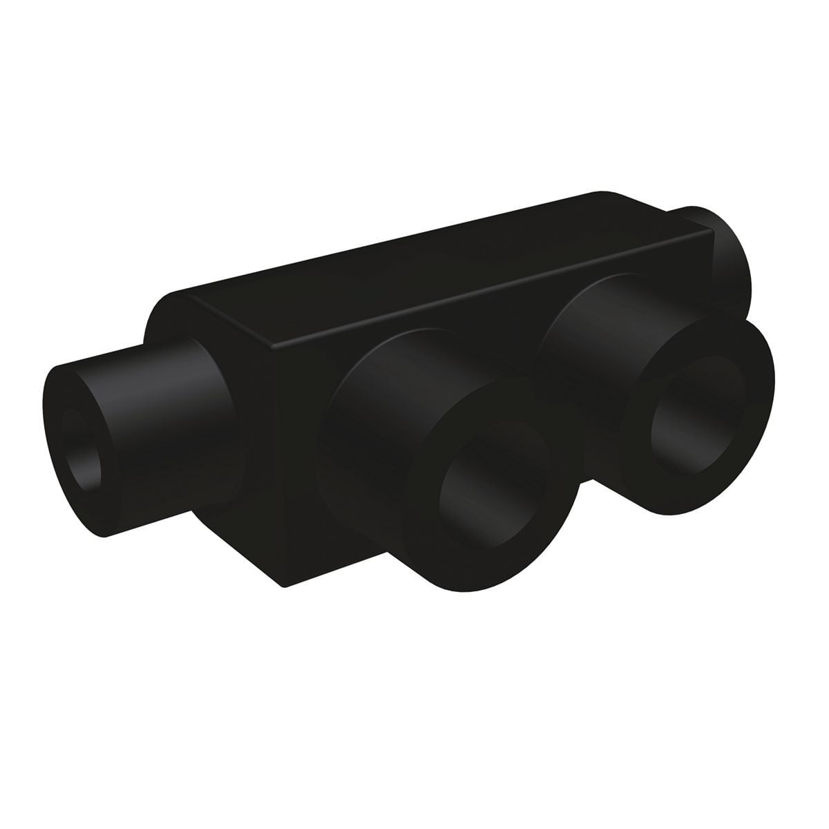 UV Rated Black UNITAP?, 2, #10 - 250 Kcmil, 4.01 in L, 1.19 in W.