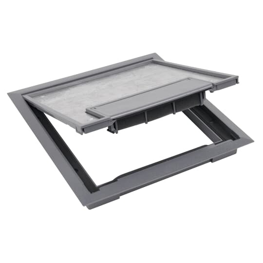 Cover and Flange for Recessed Service Floor Box, 10.63 Inches Square, Flange Height .188 Inches, Bray, Non-Metallic