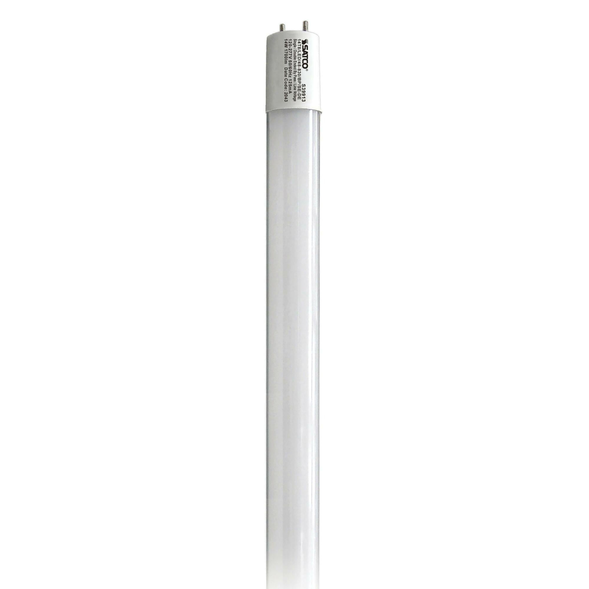 14W T8 LED - 4 ft. - 3000K - G13 Base - 50000 Hours - 1700L - Type B - BBP - 1 or 2 Ended Wiring