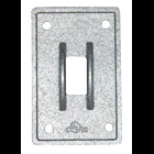 Eaton Crouse-Hinds series Condulet FS/FD switch cover, Malleable iron