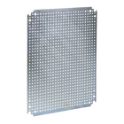 Microperforated mounting plate H300xW400 w/holes diam 3,6mm on 12,5mm pitch