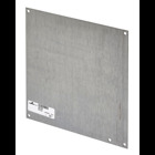 Eaton B-Line series panels and panel accessories, White powder coated, Steel, Fits enclosures 10" X 10", Panels and panel accessories, Small enclosure