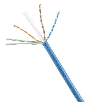 Copper Cable, Premium Cat 6, 4-Pair, 23 