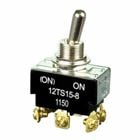 MICRO SWITCH TS Series Toggle Switch, 2 pole, 2 position, Quick Connect terminal, Standard Lever