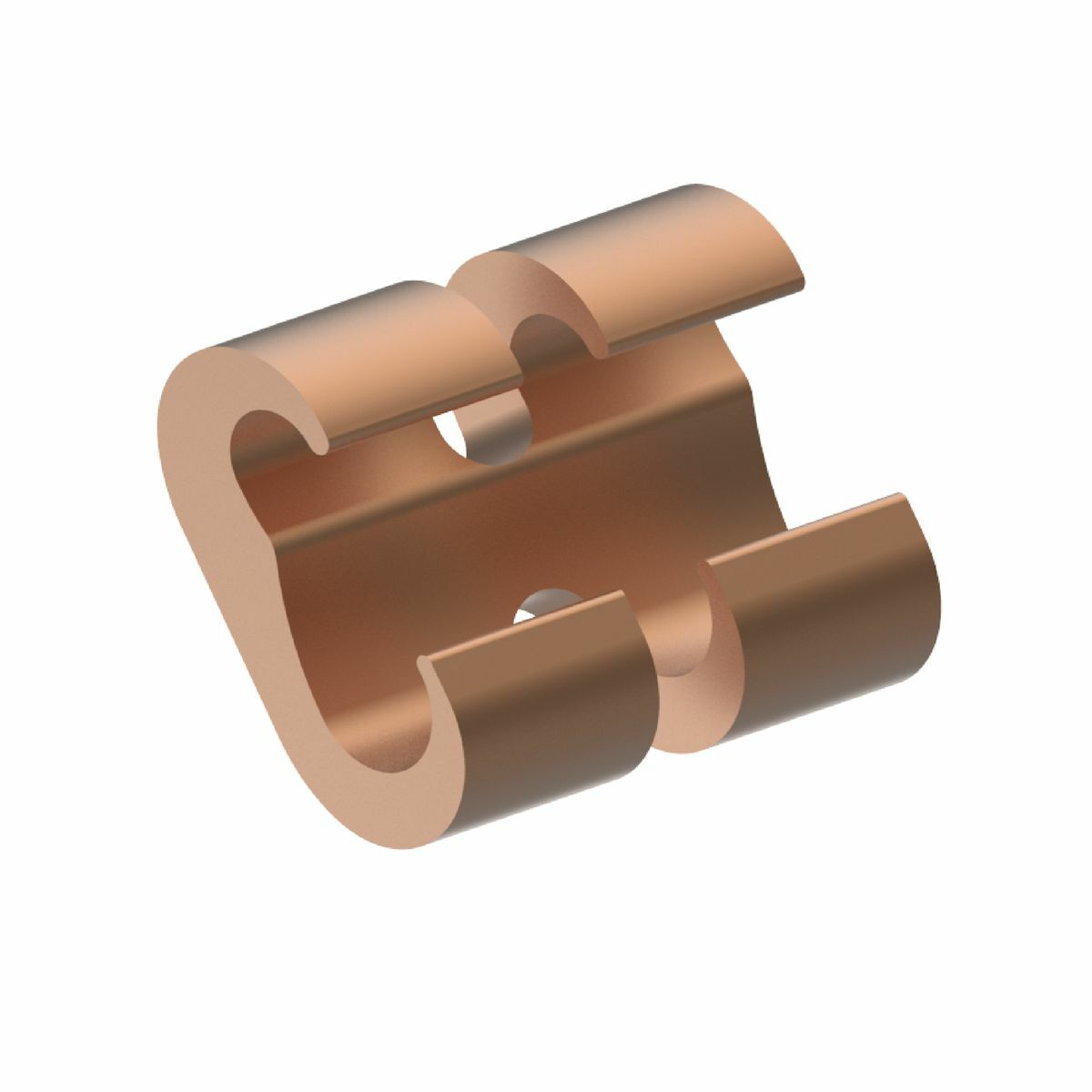 Compression ground connector, Material: Copper, Range Run: 300 Kcmil-500 Kcmil, Tap: 3/0 Str-250 Kcmil.