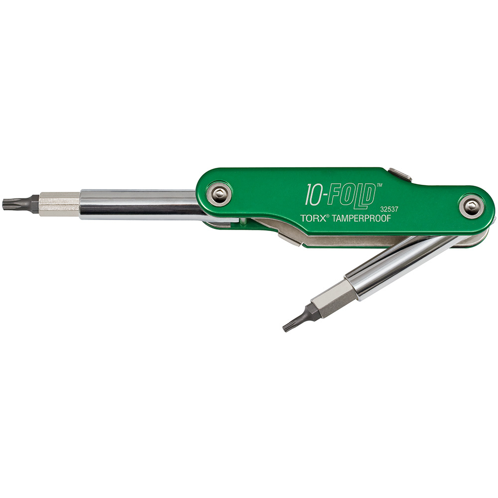 10-Fold Screwdriver / Nut Driver, Tamperproof TORX