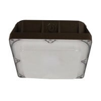 Vela 45-Watt Outdoor LED Canopy, Bronze, 5000K