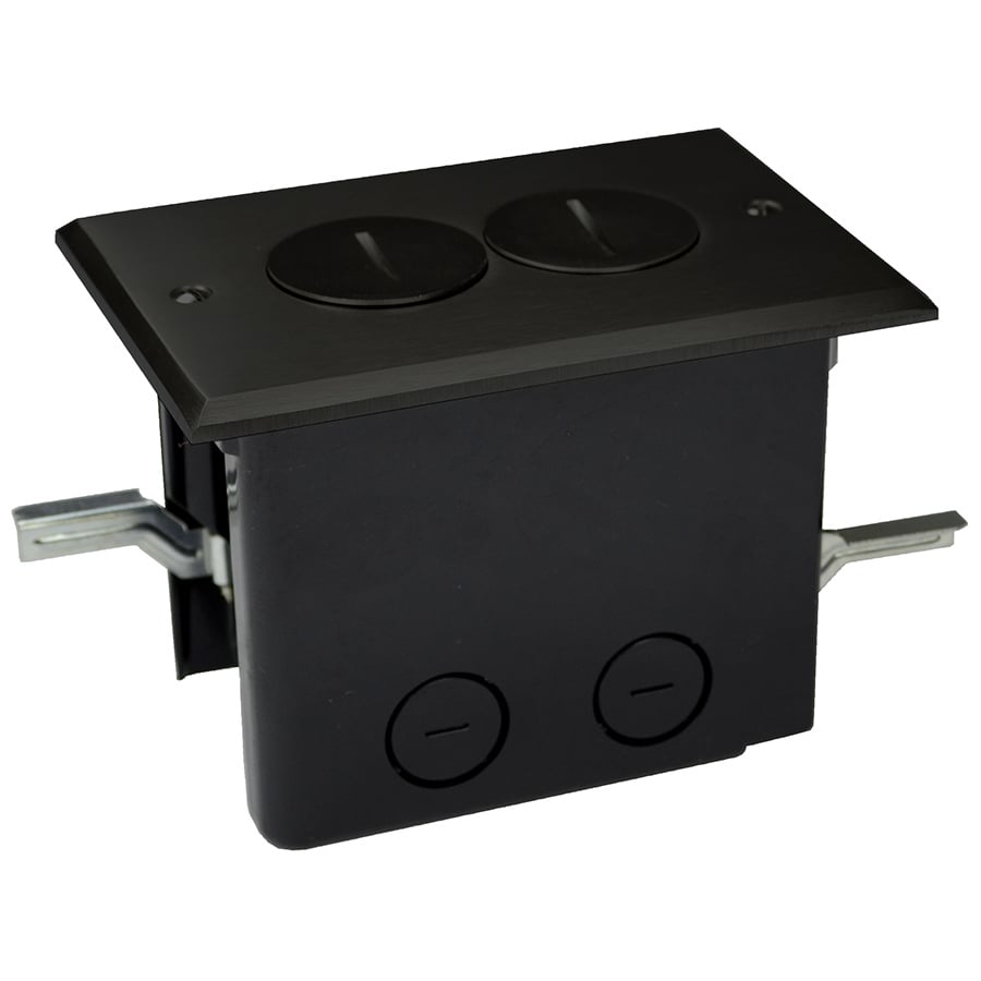 Rectangular Floor Box; 2.498 Inch Width x 3.500 Inch Depth x 4.312 Inch Height, Thermoplastic, 24.5 Cubic-Inch