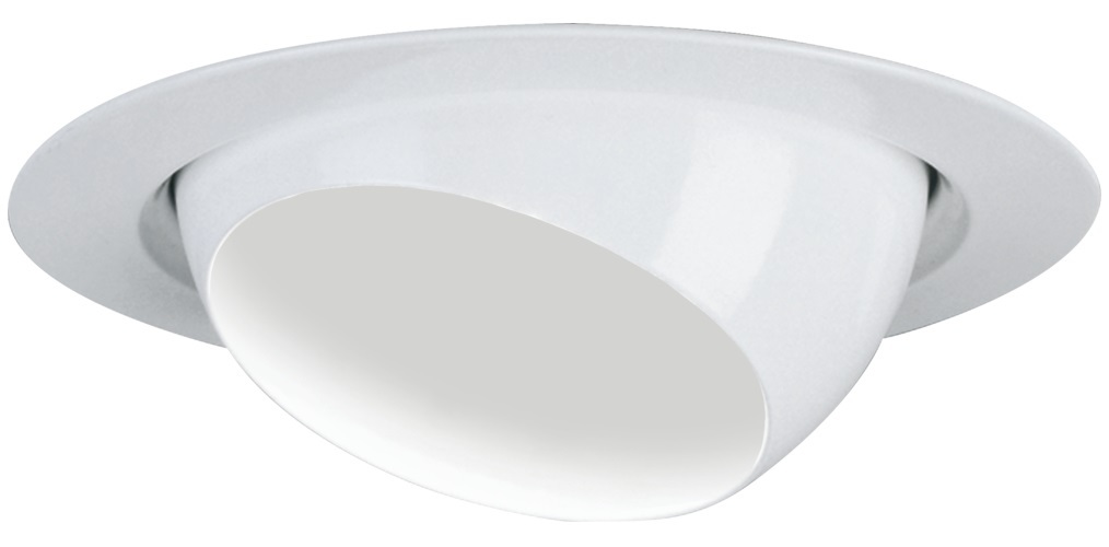 4'' White Eyeball Trim, SKU - 172W0J