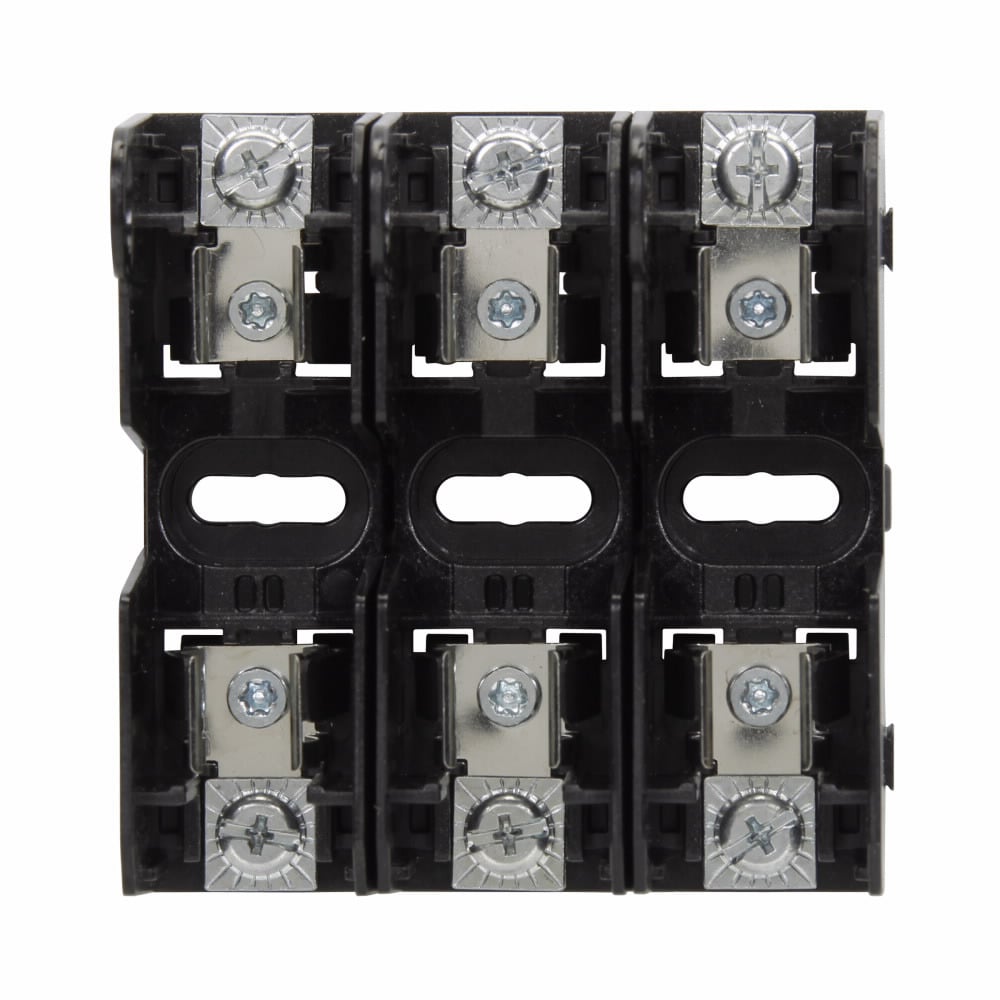 Eaton Bussmann series JM modular fuse block, Modular fuse block, 0-30 A, Three-pole, Class J, 200 kA, Screw with pressure plate, 200 kAIC, 600 V