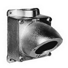 Receptacle Adapter, 2-1/2 inch, Aluminum, Epoxy Powder Coat