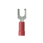 Flanged Fork Terminal, vinyl insulated, 