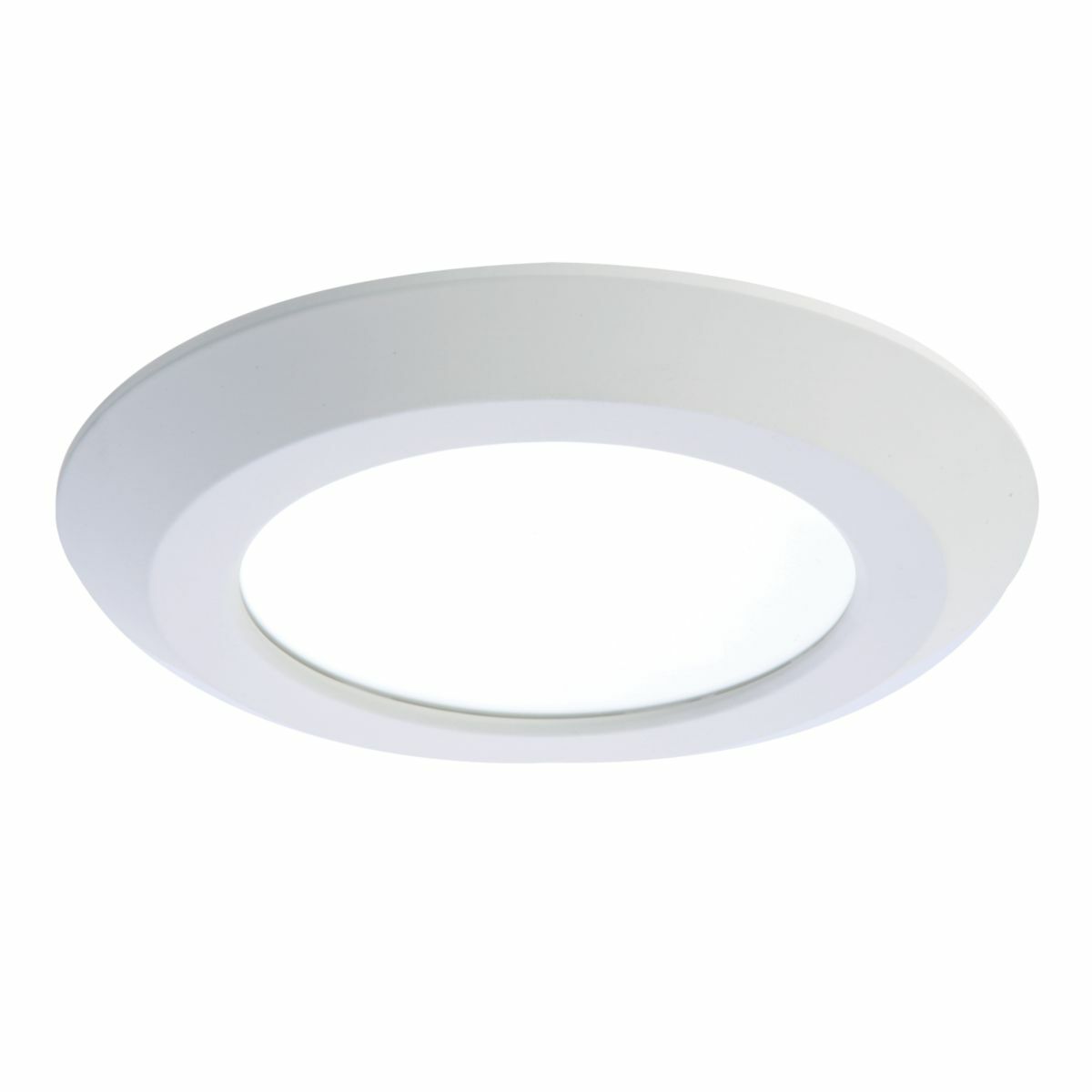 6" Surface LED Downlight, 120V, 80CRI, 2700K, White