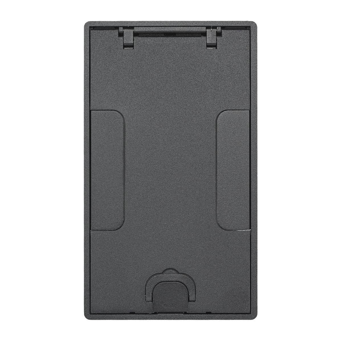 Concrete Floors, Recessed, CFB2G & CFB4G Rectangular Series, Flush Cover Assembly, Black Powder Paint Finish