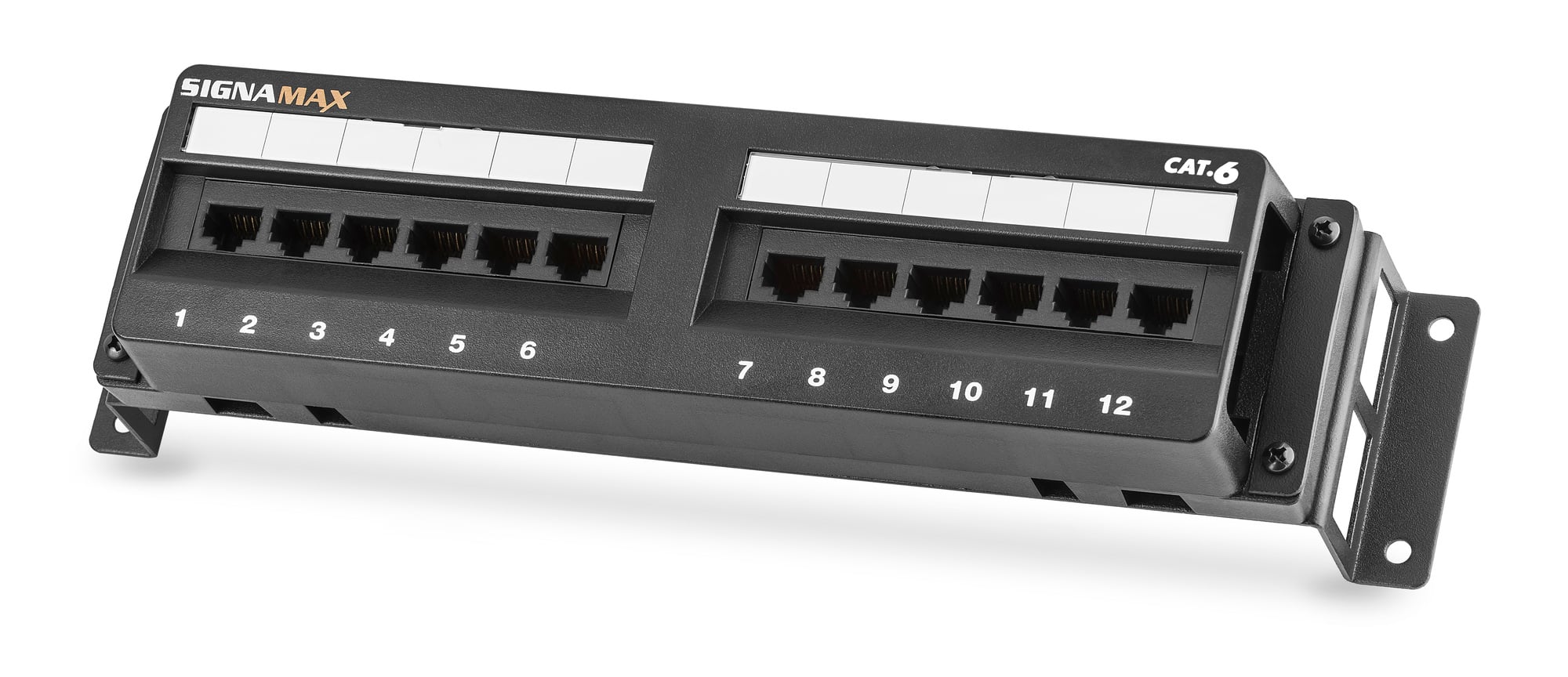 12-Port Category 6 Jack Panel Stand-off Legs