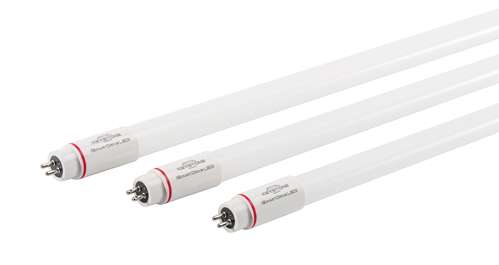 13W LED T5 Tube, Shatter-Proof Coated Glass, Ballast Compatible, 4, 3500K, SmartDrive