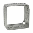 Eaton Crouse-Hinds series Square Extension Ring, 4", Drawn, 2-1/8", Steel, (8) 1", 30.3 cubic inch capacity
