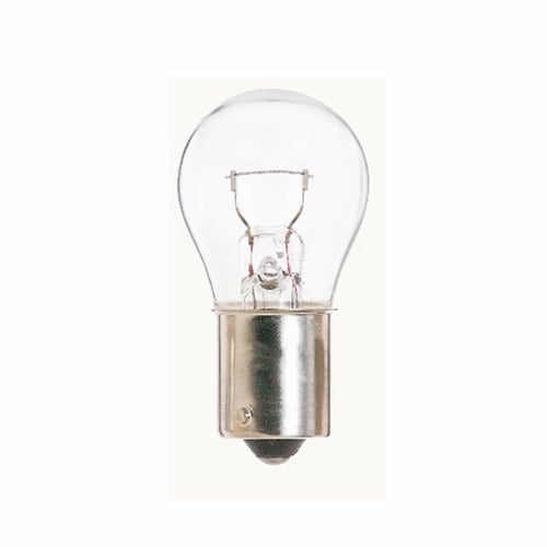 Miniature Lamp, Designation: 1156, 12.8 V, 26.88 WTT, S8 Shape, BA15s SC Bay Base, C-6 Filament, 1200 HR, 2.1 AMP, 2 IN Length, 1 IN Diameter