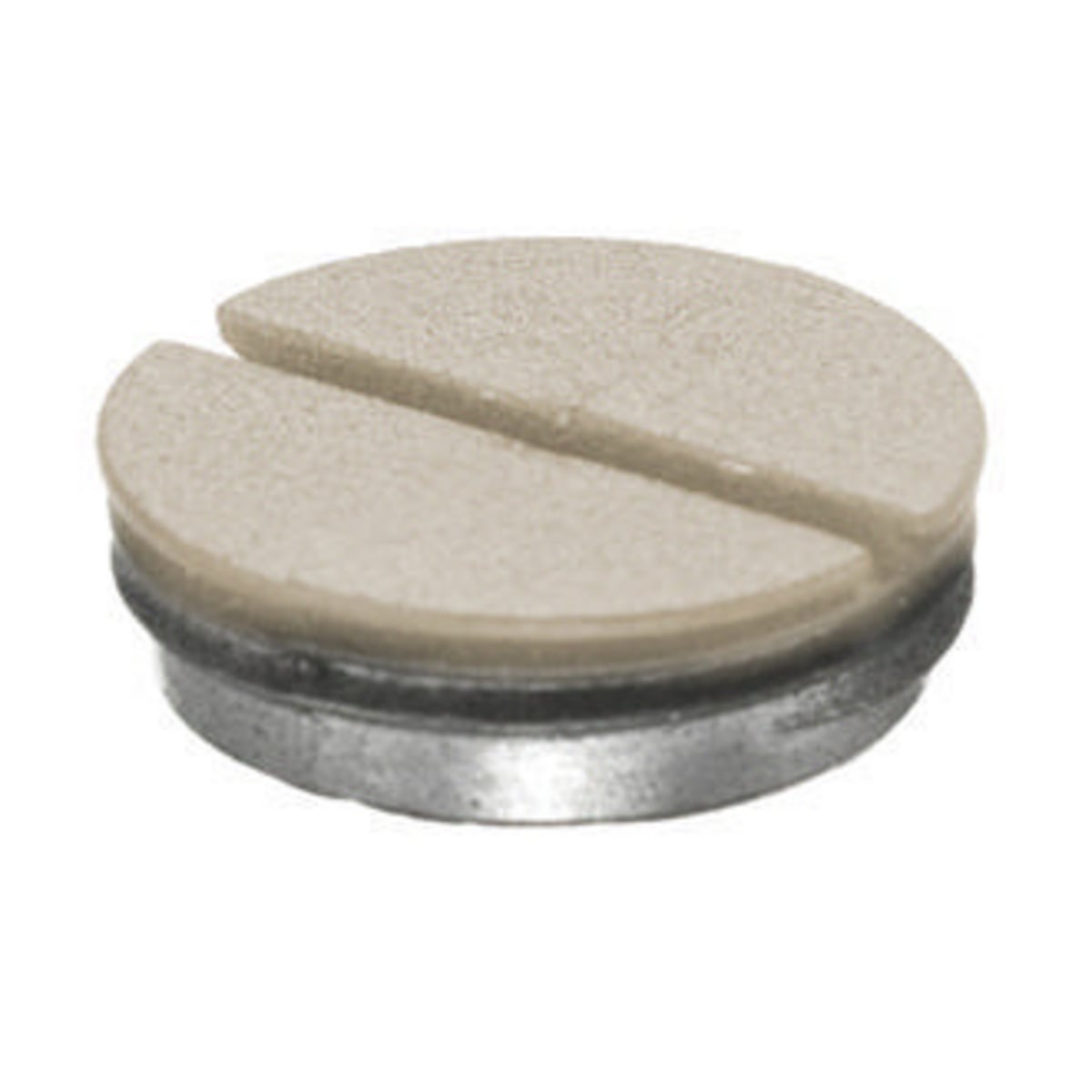 In-Floor Delivery Systems, SystemOne, Round Flush Floorboxes, Replacement Accessory, Flush Threaded Plug, ", Aluminum Finish
