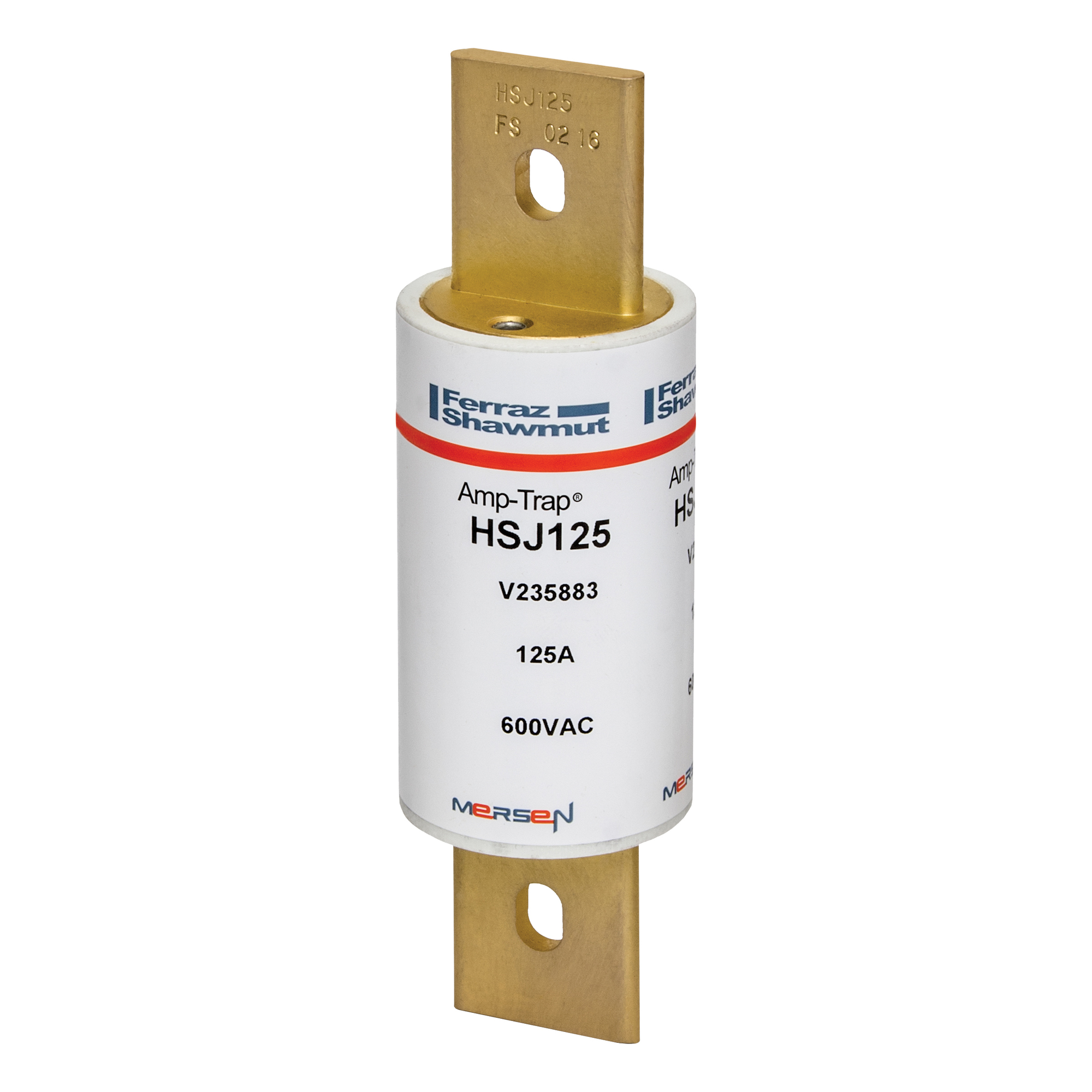 Fuse HSJ - Class J - High-Speed 600VAC 500VDC 125A Blade