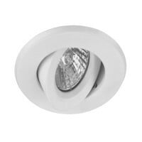4 in. White Recessed Gimbal Trim for MR16 Bulb