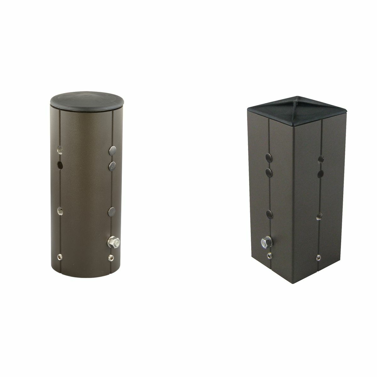 4 in square pole cap.