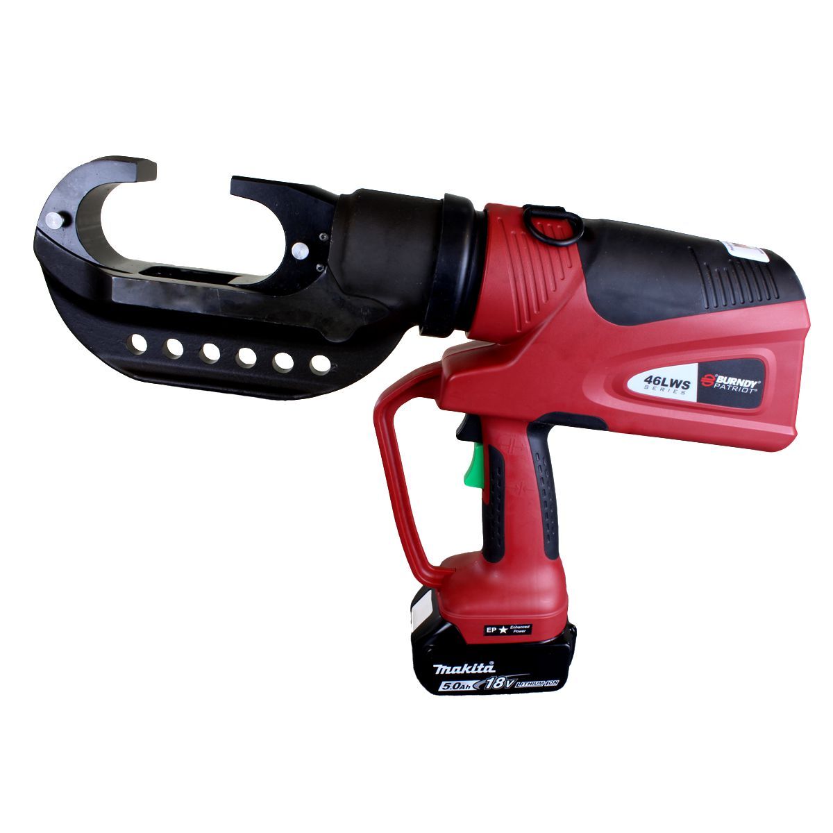 PAT46 15T C-Head Battery Crimper, 5Ah Li-ion, AC, Hard Case.