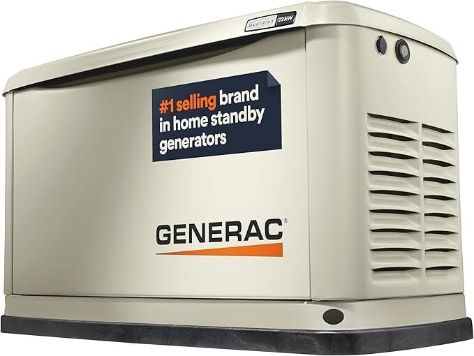 22/19.5 kW Air-Cooled Standby Generator, Aluminum Enclosure