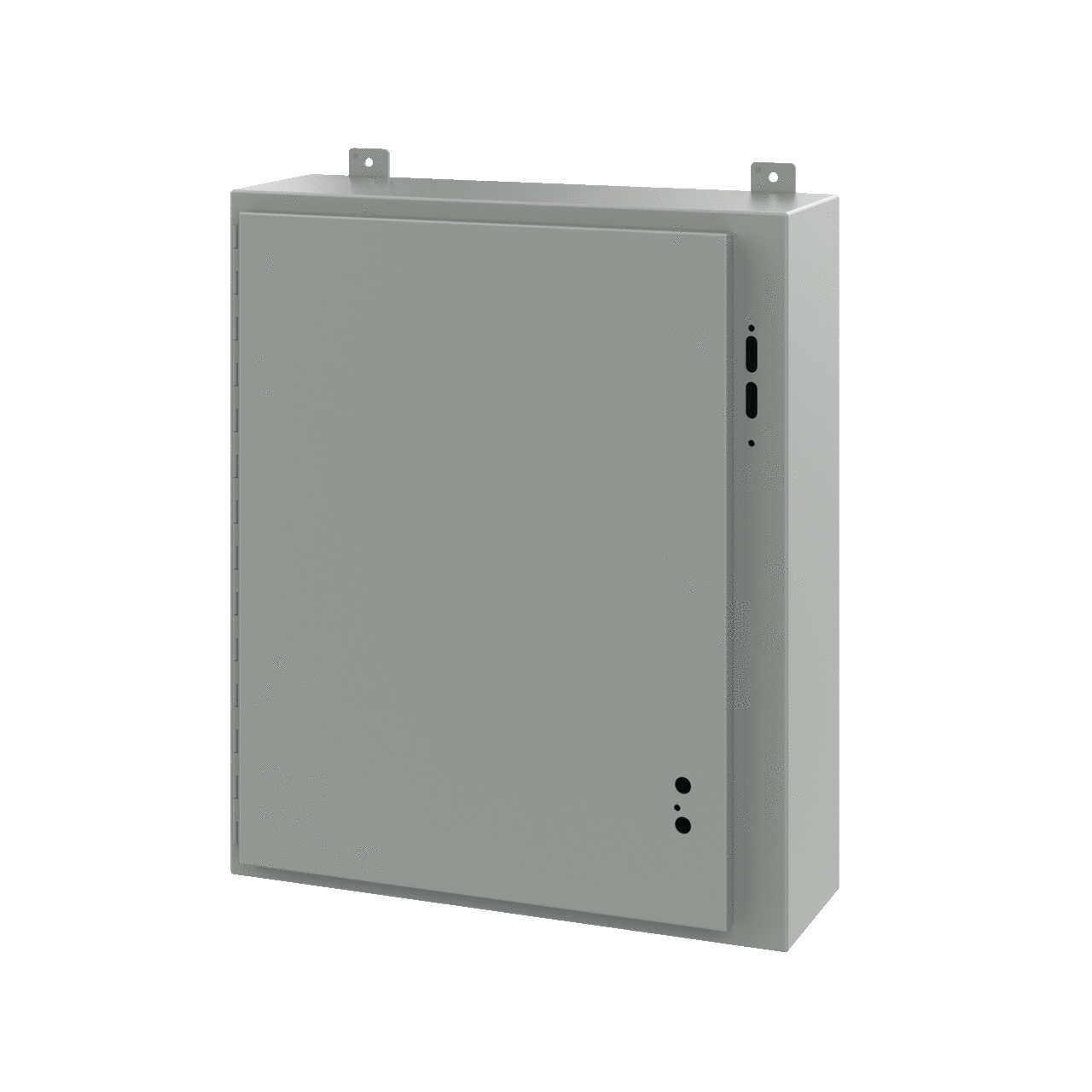 Disconnect Enclosure without Handle Type 12, 30.00x25.38x8.00, Gray, Steel