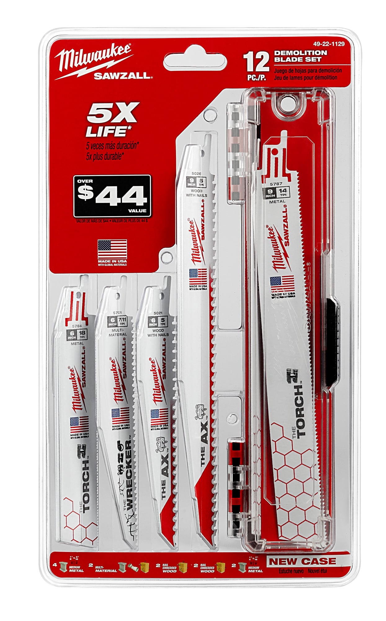 12-Piece SAWZALL Blade Set