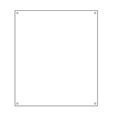 Eaton B-Line series fiberglass enclosures, White powder coated, Carbon steel, Fiberglass enclosures, Fits 36" X 22" enclosures, Fiberglass accessories