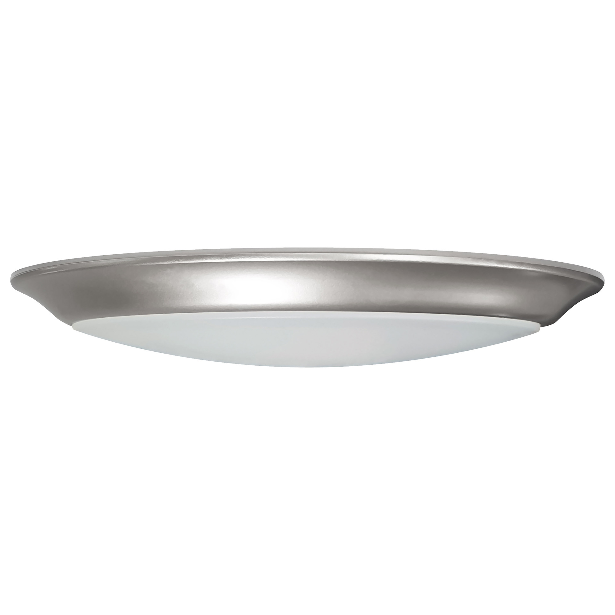 10-Inch LED Disk Light - CCT Selectable 3K/4K/5K - Brushed Nickel Finish