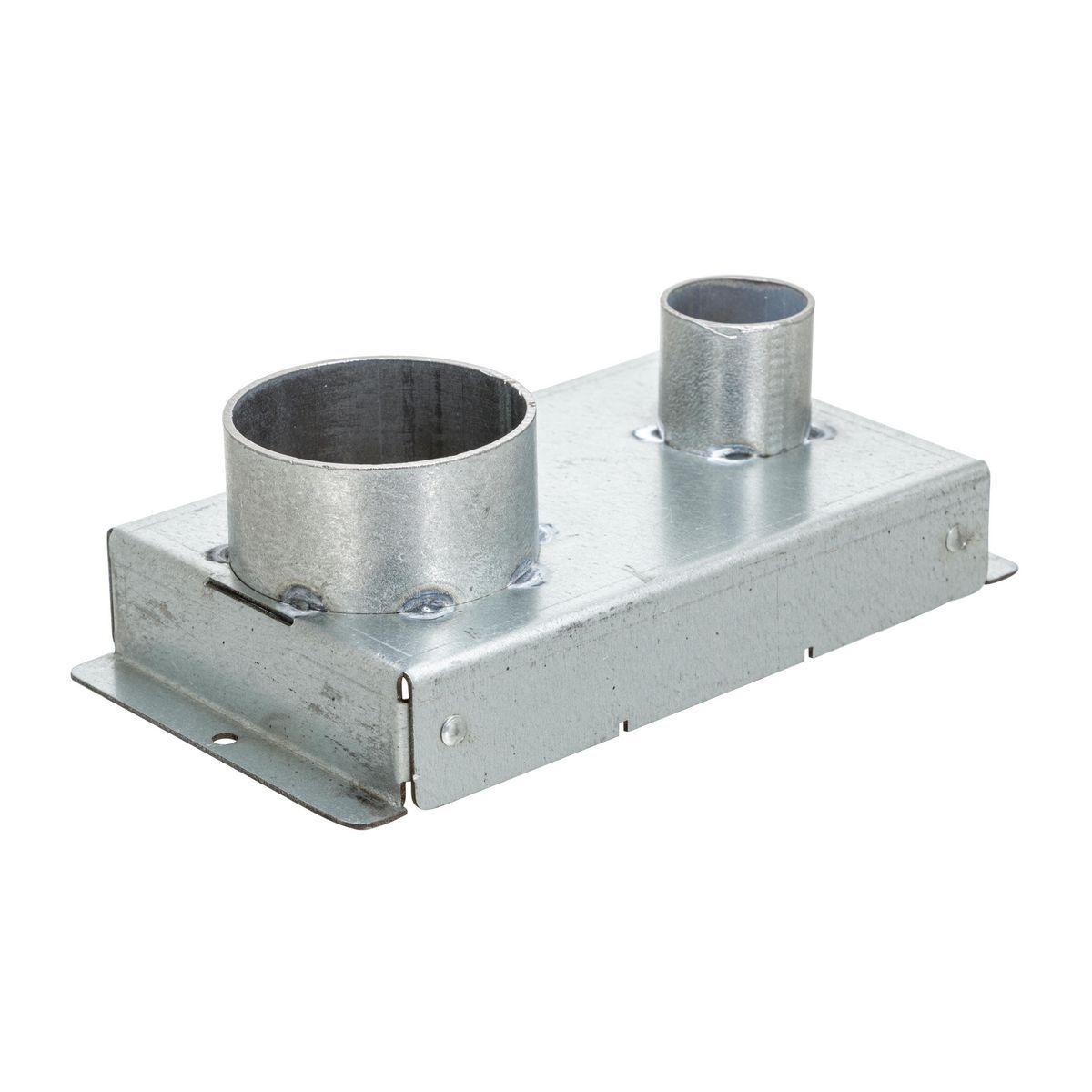 Fire-Rated Poke-Through SystemOne Recessed 8" Conduit Adapter, One 2" & One 1" EMT.