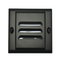 Black Horizontal Faceplate for NICOR LED Step Light (STP-10-120-WH)