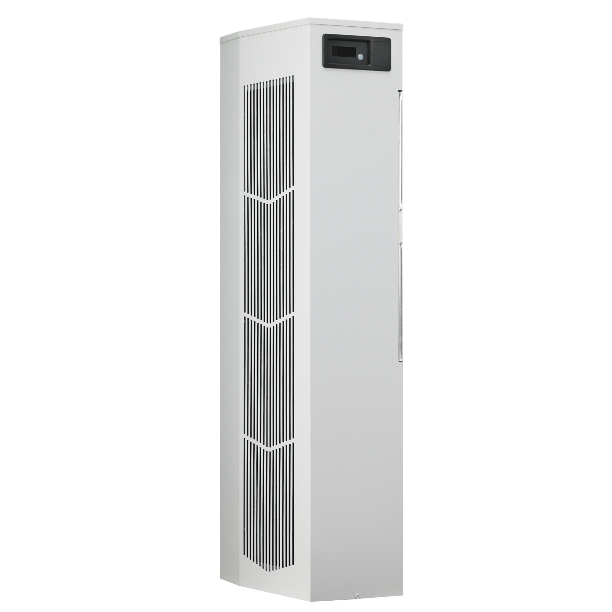 SpectraCool Narrow Indoor/Outdoor AC with Heat, 11000 BTU 460V, Lt Gray, Steel