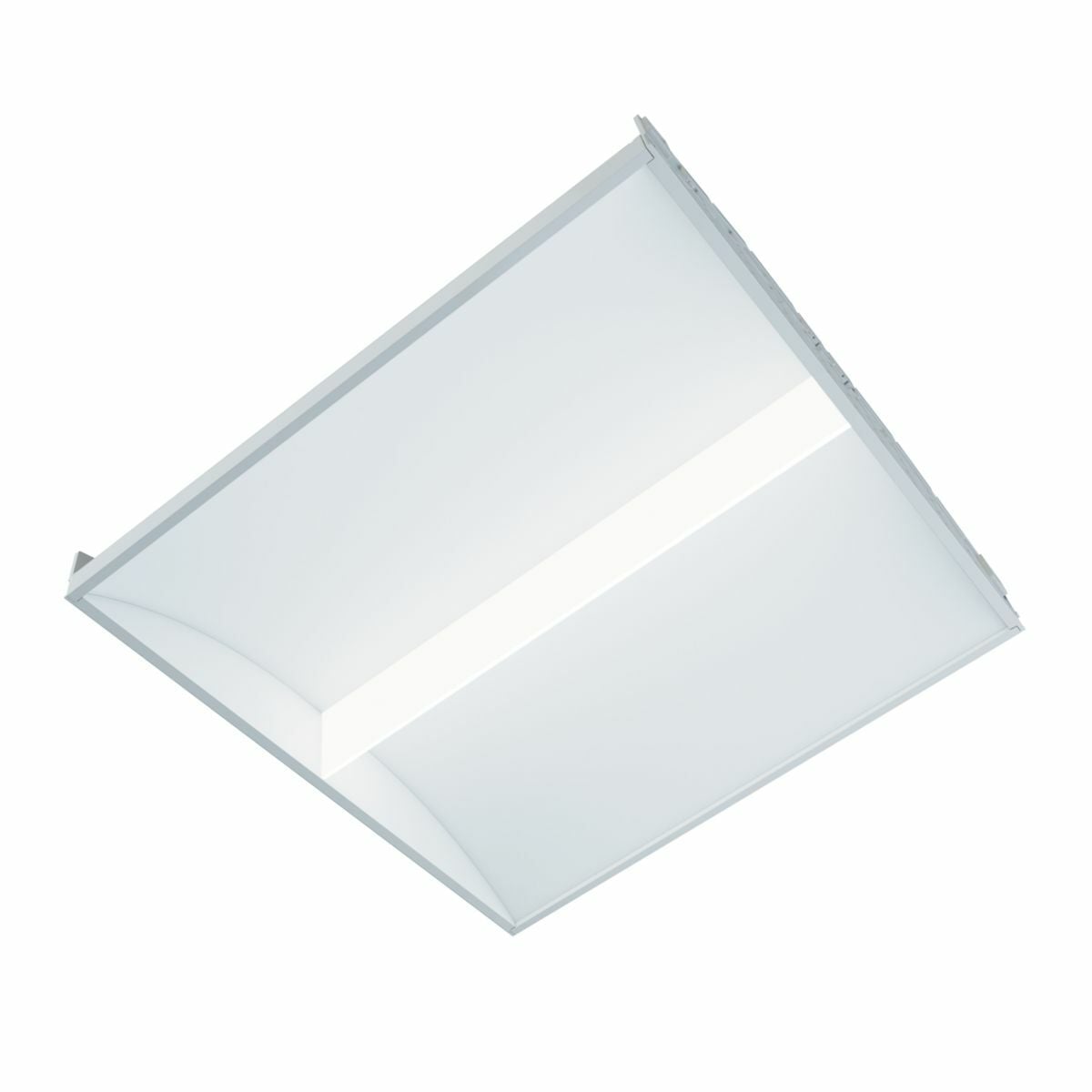 LED, 2'x2' SkyRidge, WaveStream, 2000 Lumens, 85 CRI, 3500K, UNV 0-10V Dimming Driver, Curved