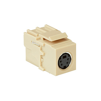 QuickPort Female To Female, S-Video, Ivory