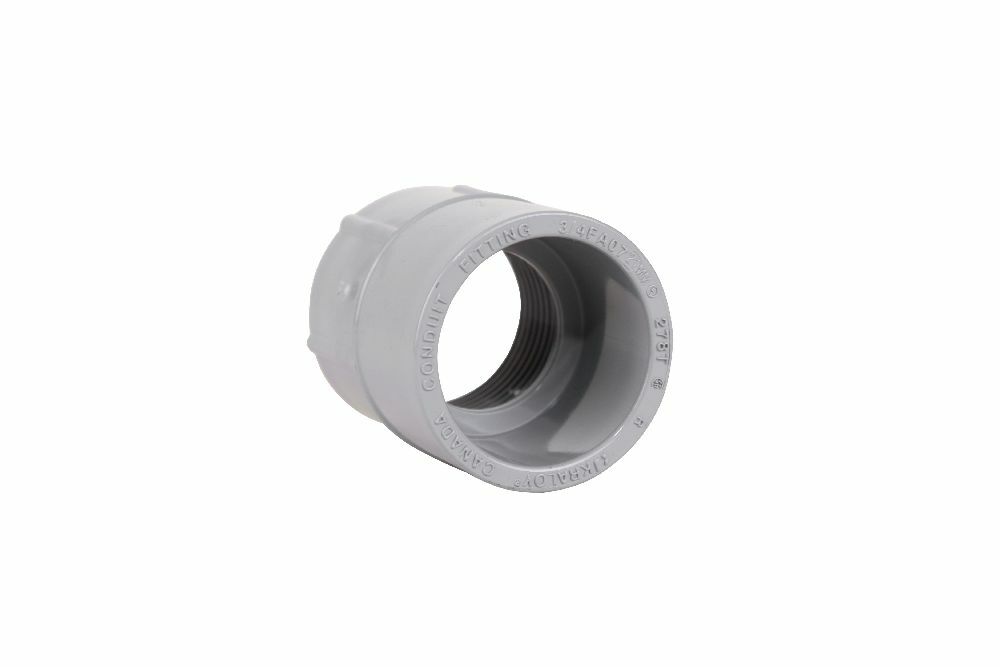FA07 3/4" PVC FEMALE ADPT KRALOY