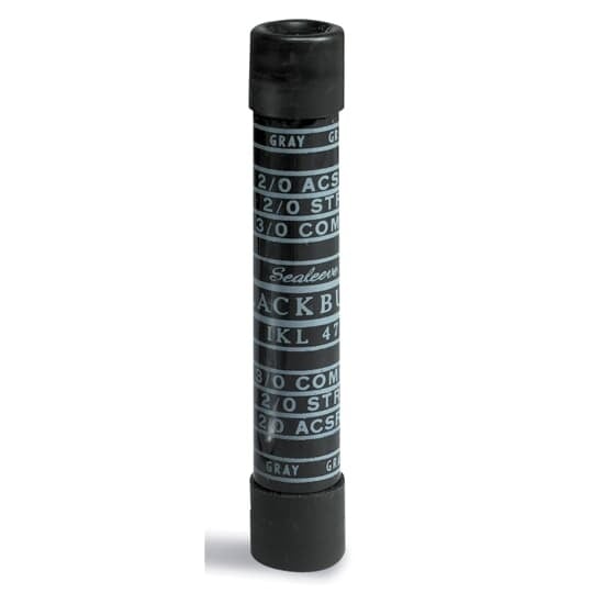 Aluminum 4 inch  Service Entrance Compression Splice for Wire Range - Pink End: 4/0 ASCR, 4/0 STR, 250 CPT,  4/0 CPR.     Pink End: 4/0 ASCR, 4/0 STR, 250 CPT,  4/0 CPR.   Installing Dies: TX  249  840  (EEI 11A).  Compound and Capped. includes 5-7/16 inch Sleeve