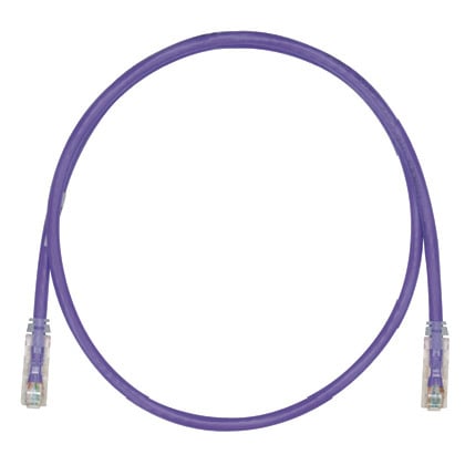 Copper Patch Cord, Cat 6, Violet UTP Cab