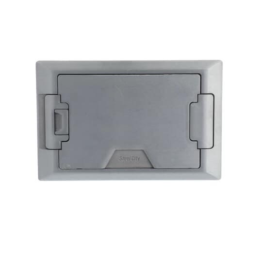 Concealed Service Top, Length 8.375 Inches, Width 5.5 Inches, Depth 0.845 Inches, Material Aluminum