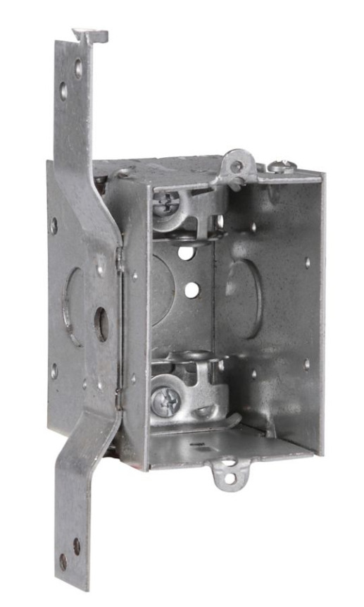 TP670 Thepitt Deep Gangable Welded Switch Box, Steel, 14 cu-in Capacity, 1 Knockout, 2 in W x 2-3/4 in D x 3 in H
