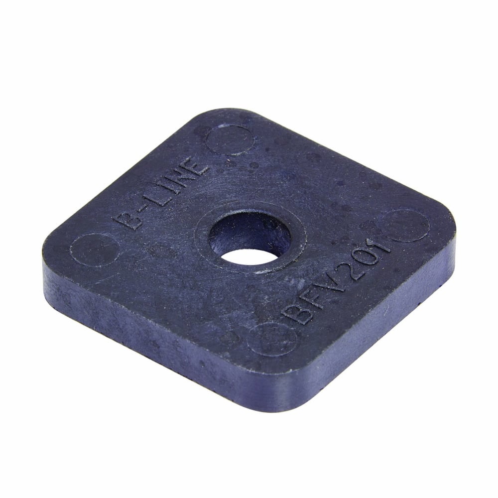 Eaton B-Line series square washer, 1.62" H x 1.62" L x 1.62" W, Steel, Square washer for 3/8 bolt