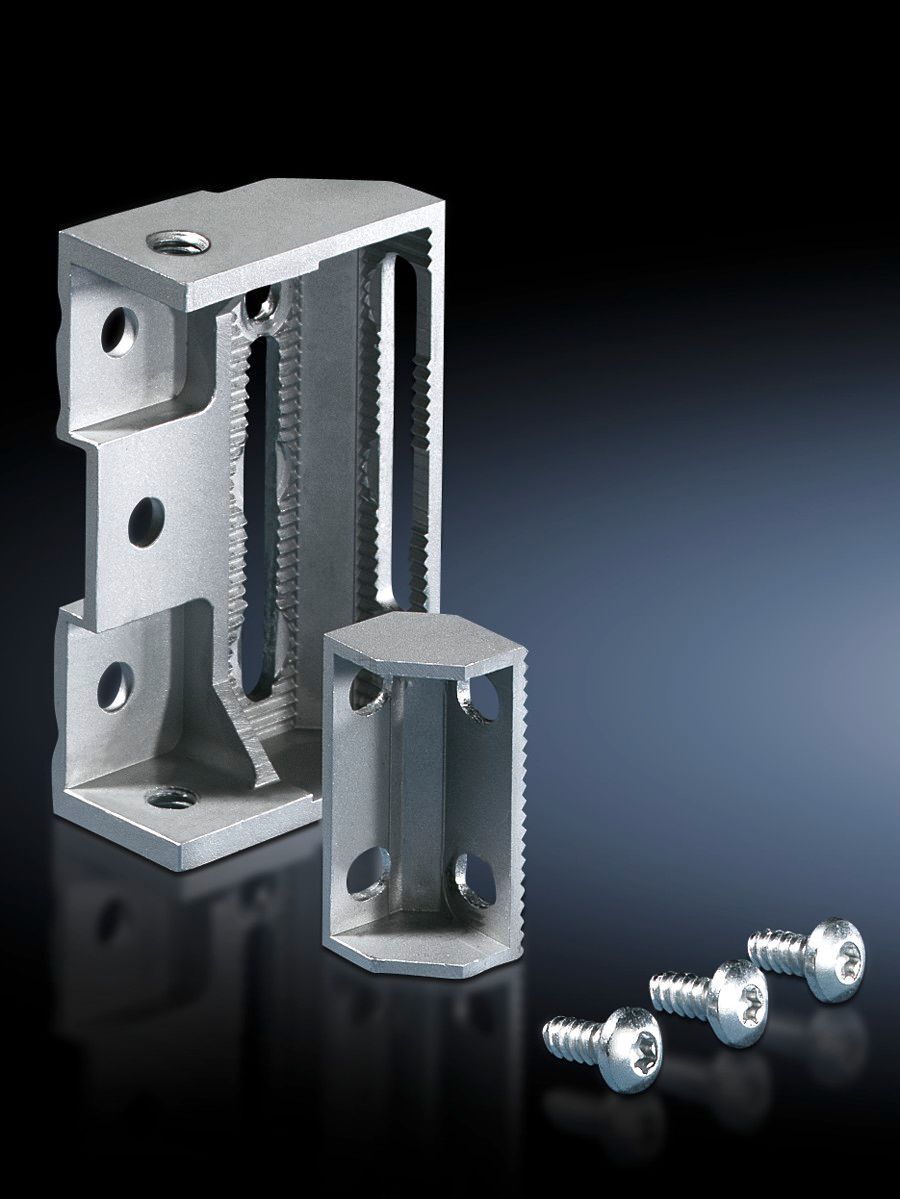 TS Support bracket, for direct fixation on TS profile, of PS punched rail 23x23 mm/, PS punched rail 23x23 mm