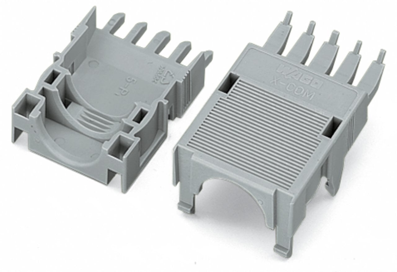 Strain relief housing; gray