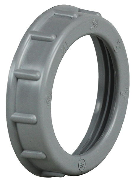 Conduit Bushing, 3-1/2 in. Size, ThermoPlastic, Gray, +105 DEG C temperature rating