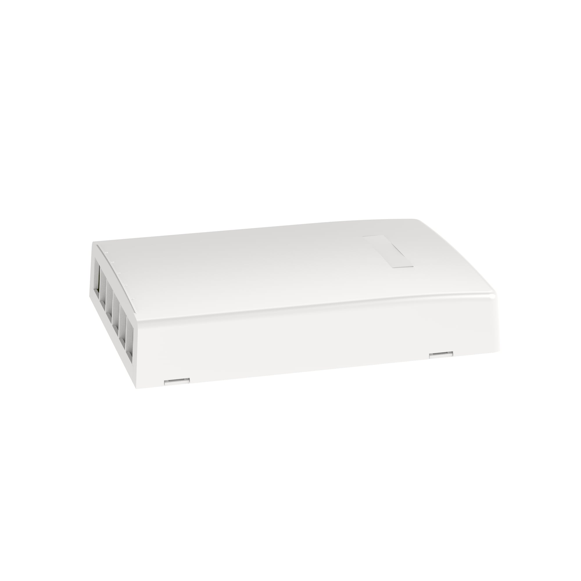 NK 6-Port Surface Mount Box, White      
